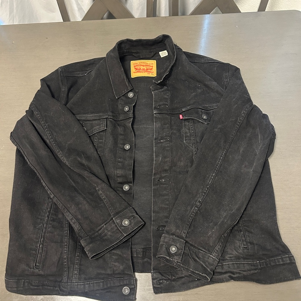 Levi's Men's Charcoal Denim Jacket
